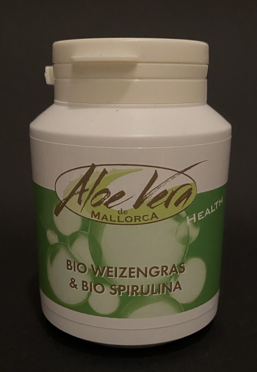 Bio Weizengras und Spirulina Kapseln